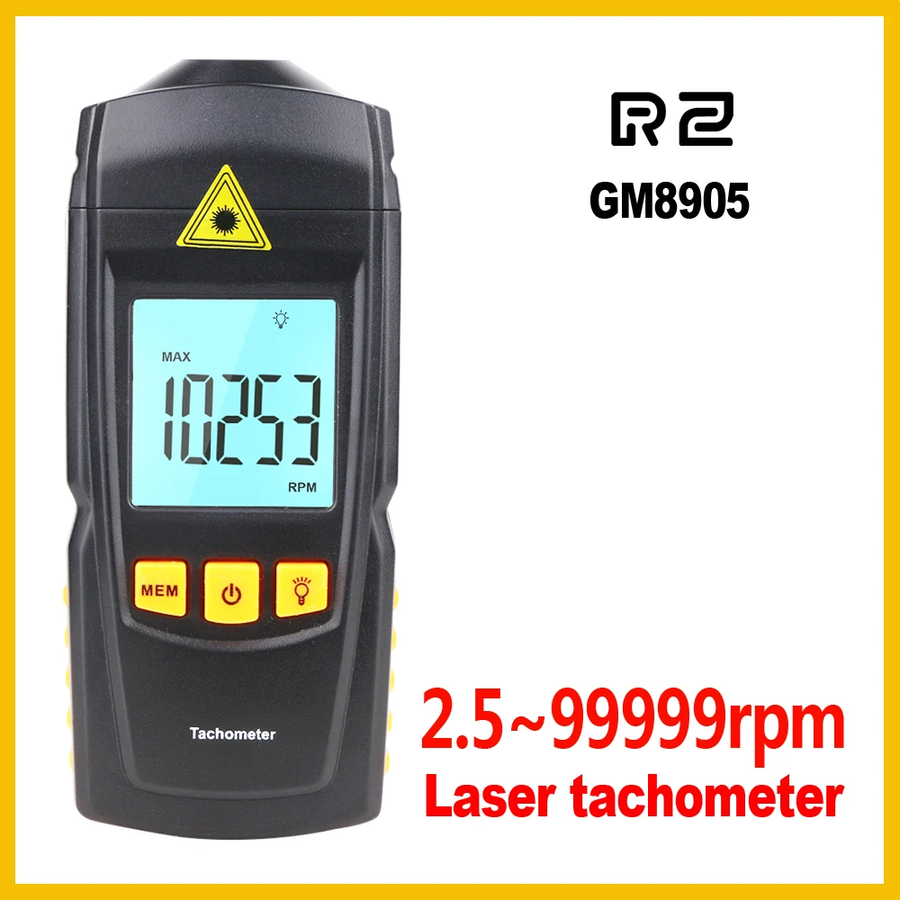 Tachometer Digital Laser Rpm - RZ 휴대용 디지털 레이저 타코미터, 비접촉