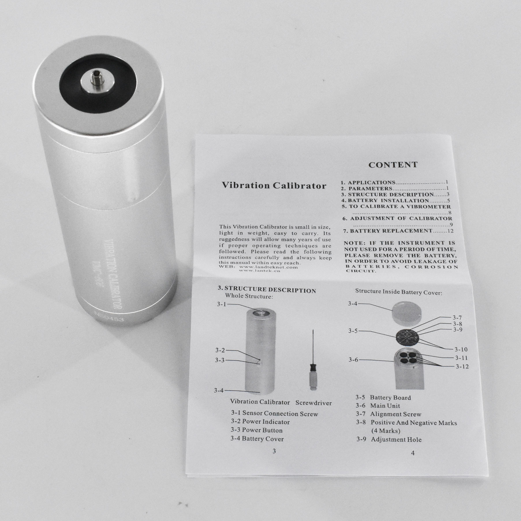 Vibration Calibration Shaker - 진동 교정기 VMC-606 휴대용 셰이커 가속도계