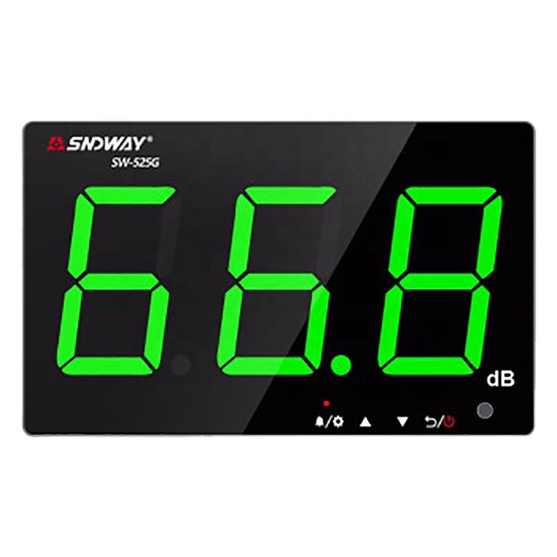 Sound Level Meter Db 30-130 - SNDWAY SW-525G 벽걸이형 소음 측정기 30-130dB