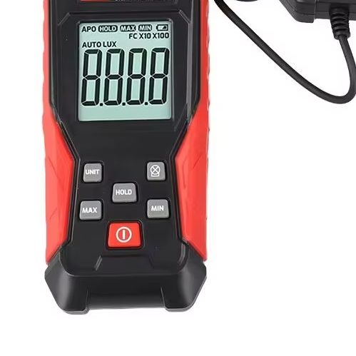 Lux Meter Digital Light - 디지털 광도계 TA630B, 0-200000룩스 범위, LCD