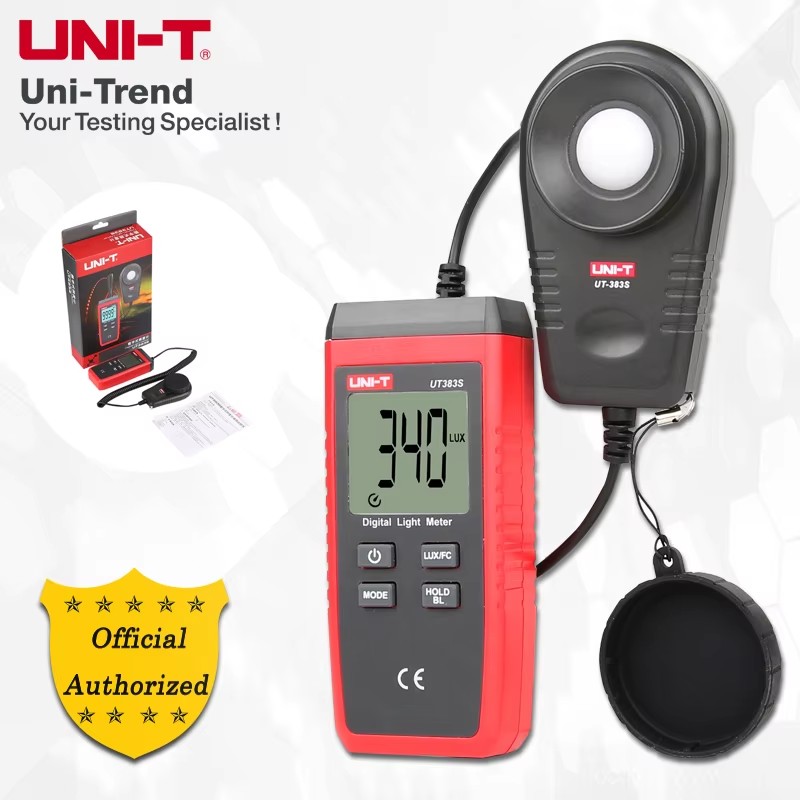 Lux Meter Digital Light - UNI-T UT383S 디지털 조도계; 럭스미터/199900럭스 측정