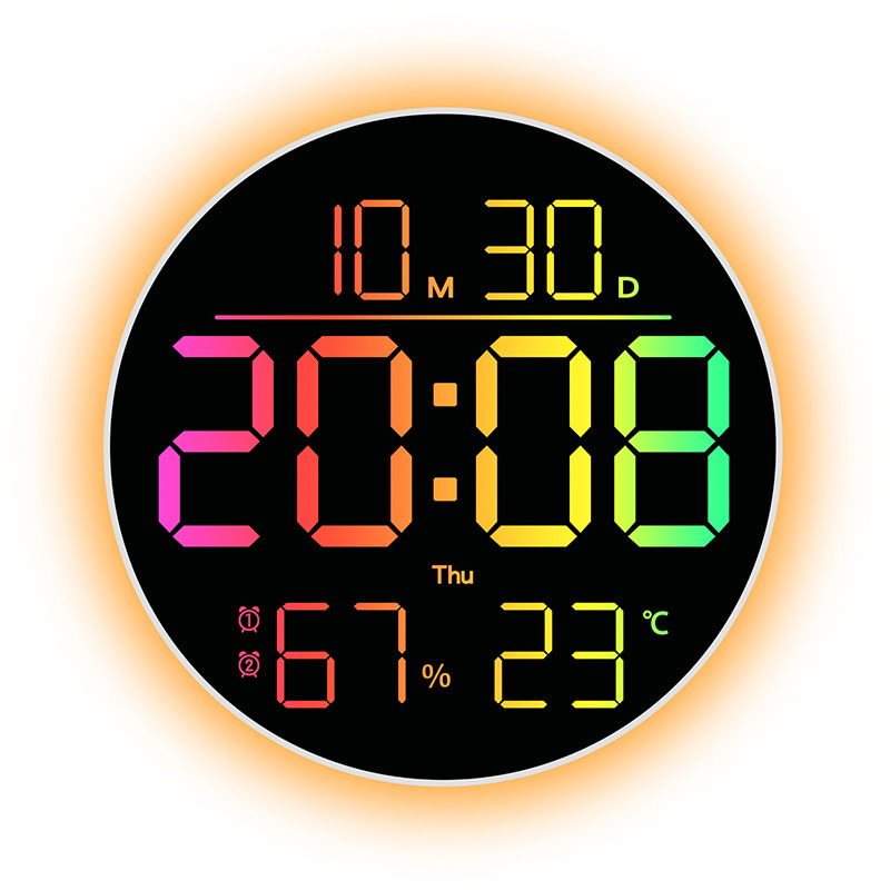 Lux Meter Digital Light - C5 LED 디지털 벽시계 조명 리모컨