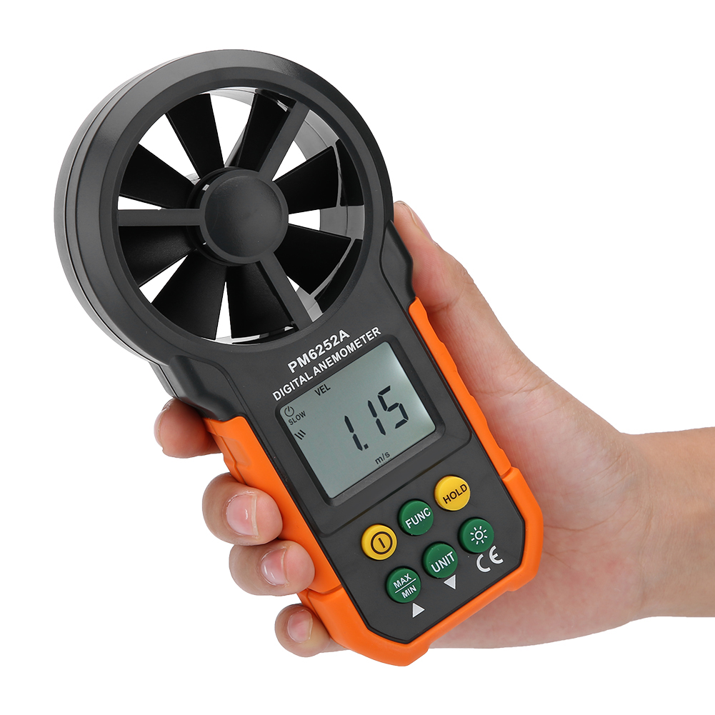 Anemometer Digital Wind Speed - 디지털 풍속계 풍속계 PEAKMETER PM6252A 디지털