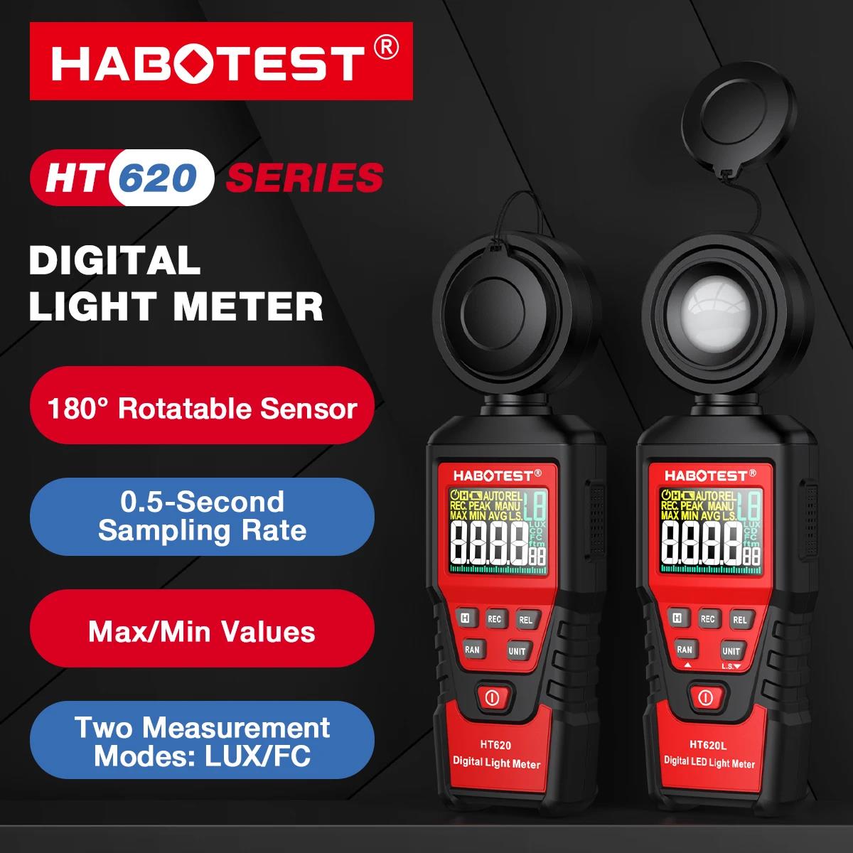 Lux Meter Digital Light - HABOTEST HT620 디지털 조도계, 휴대용 주변