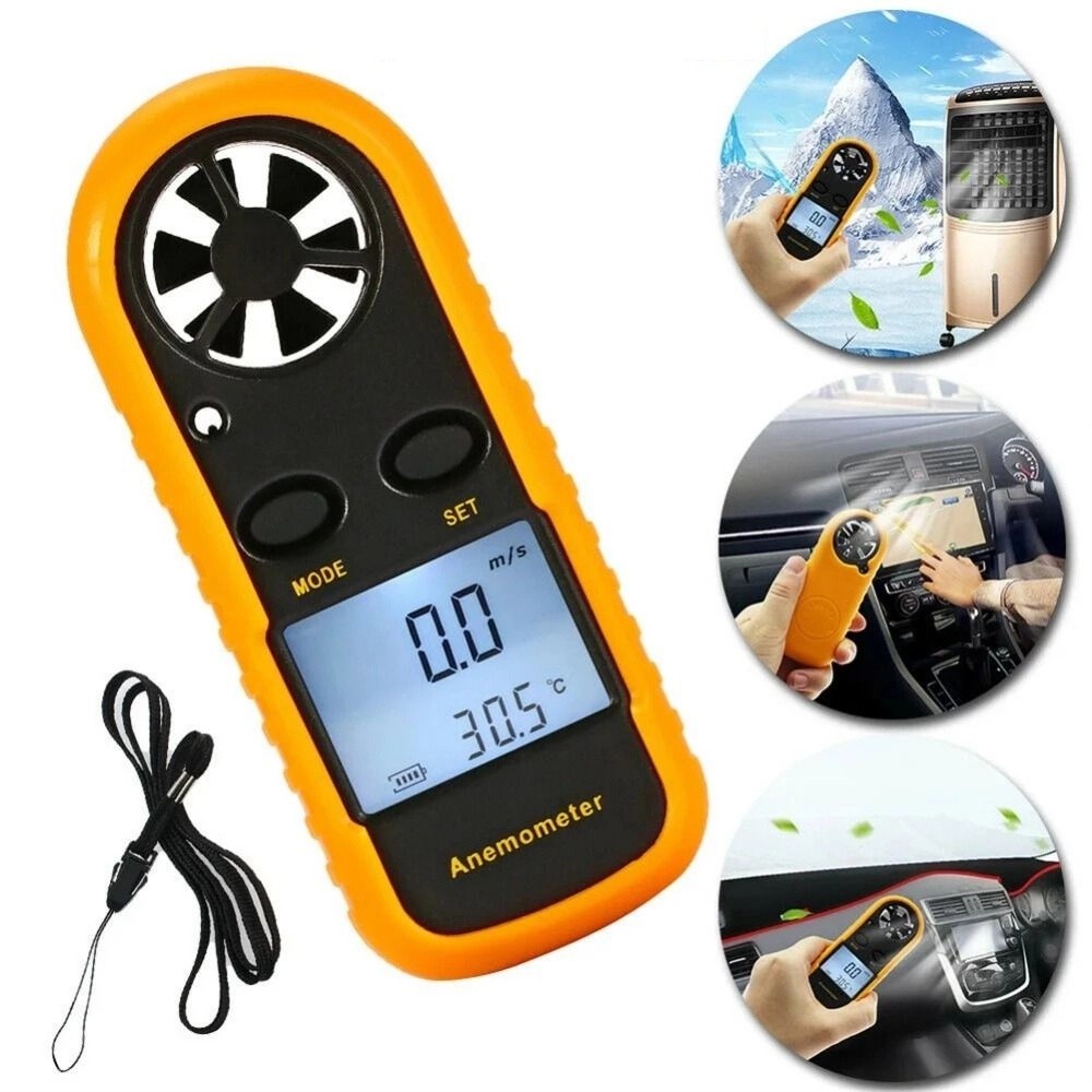 미니 디지털 풍속계 휴대용 LCD 디스플레이 풍속 측정 - Anemometer Digital Wind Speed 리뷰 및 가격
