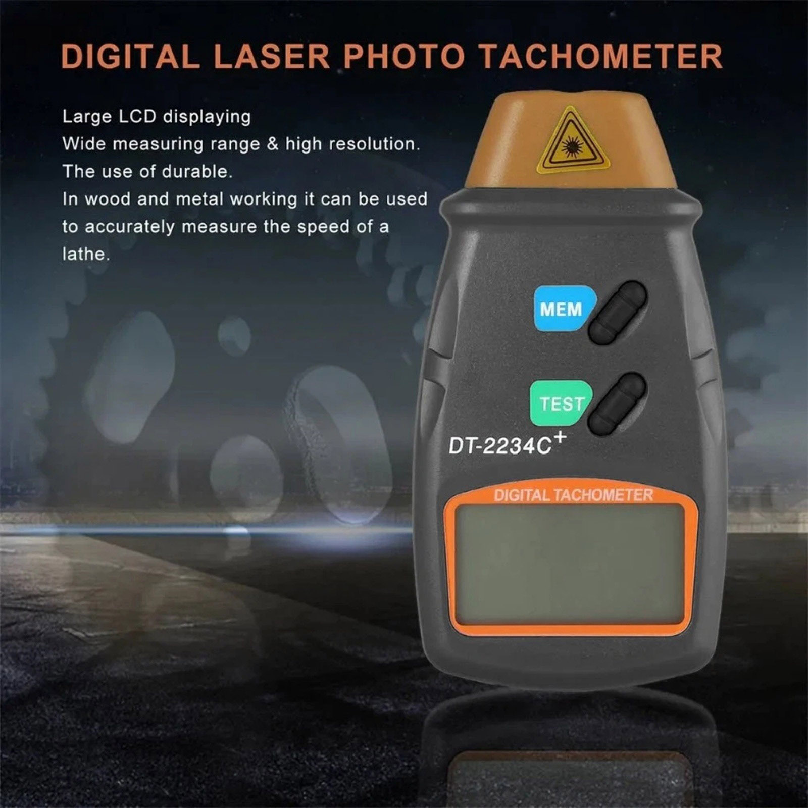 디지털 레이저 타코미터 2.5-99999 RPM LCD - Tachometer Digital Laser Rpm 리뷰 및 가격