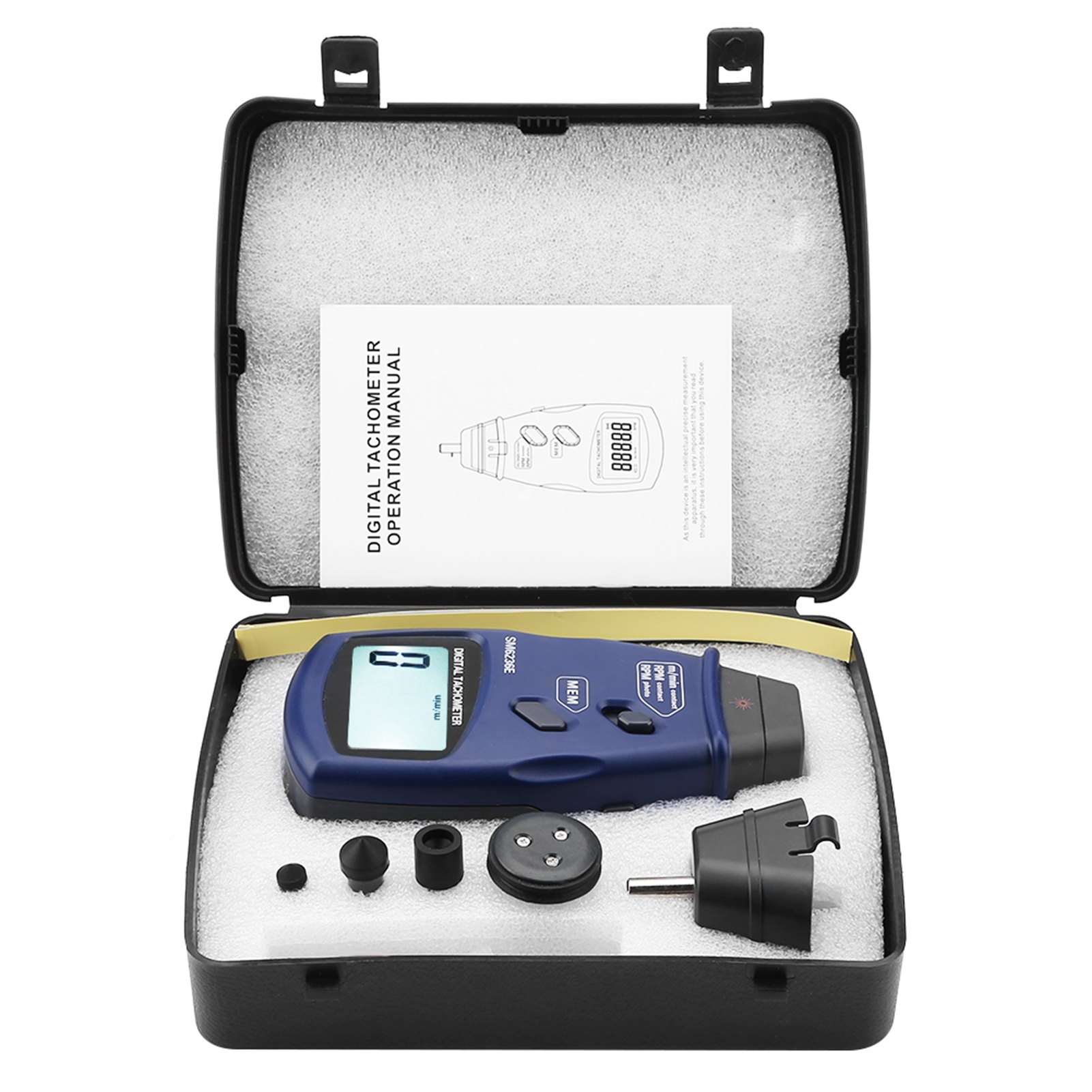 디지털 타코미터, 레이저 접촉 RPM 게이지, 고정밀  - Tachometer Digital Laser Rpm 리뷰 및 가격