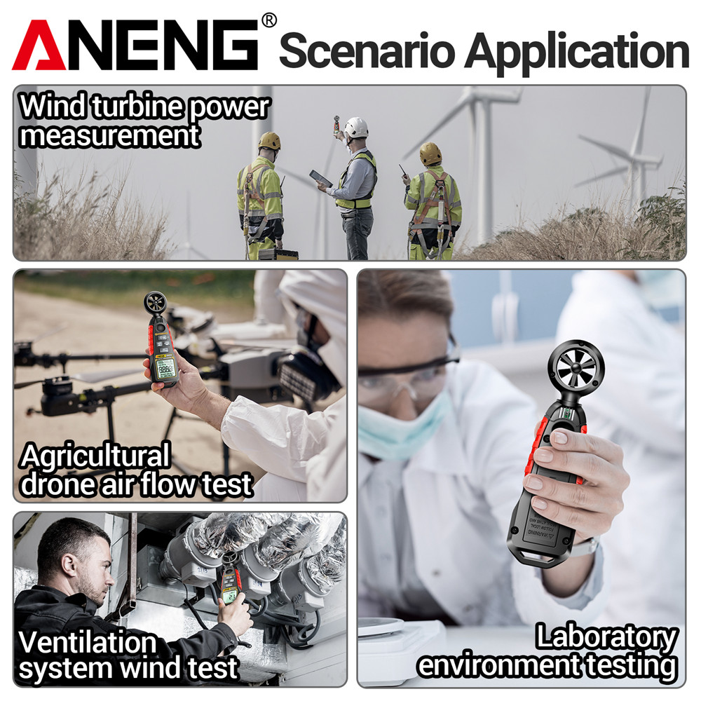 디지털 휴대용 풍속계 온도 습도 0.4~30.00m/s - Anemometer Digital Wind Speed 리뷰 및 가격