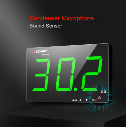 SNDWAY SW-525G 벽걸이형 소음 측정기 30- - Sound Level Meter Db 30-130 리뷰 및 가격