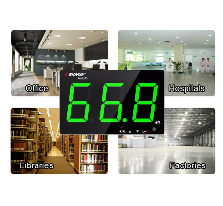 SNDWAY SW-525G 벽걸이형 소음 측정기 30- - Sound Level Meter Db 30-130 리뷰 및 가격
