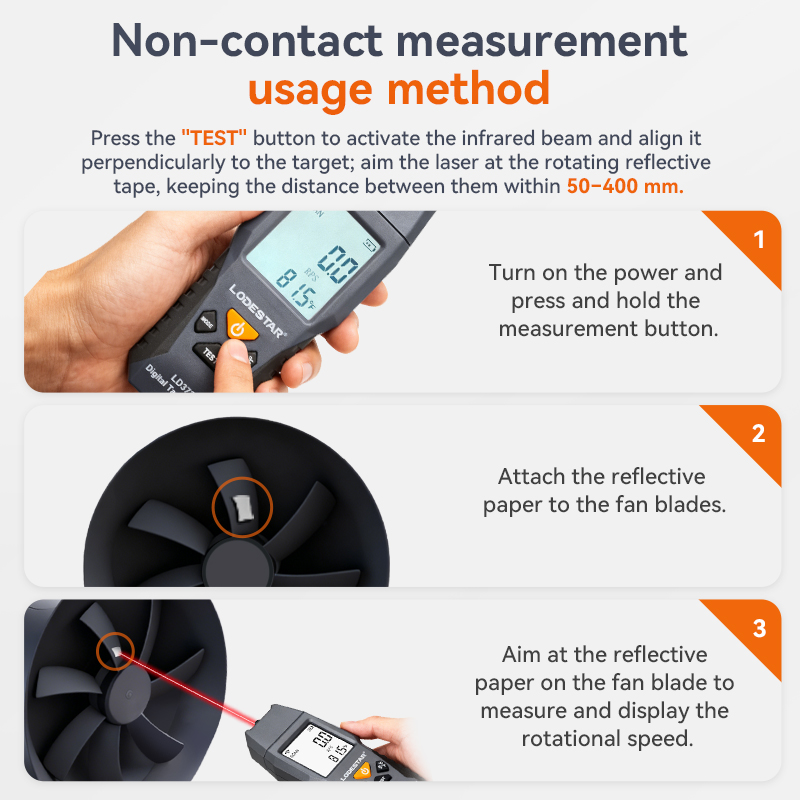 LODESTAR 휴대용 미니 디지털 레이저 타코미터 L - Tachometer Digital Laser Rpm 리뷰 및 가격