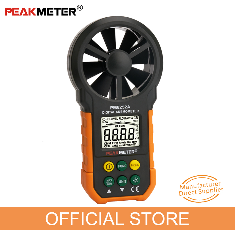 PEAKMETER PM6252A 휴대용 풍속계 LCD  - Anemometer Digital Wind Speed 리뷰 및 가격