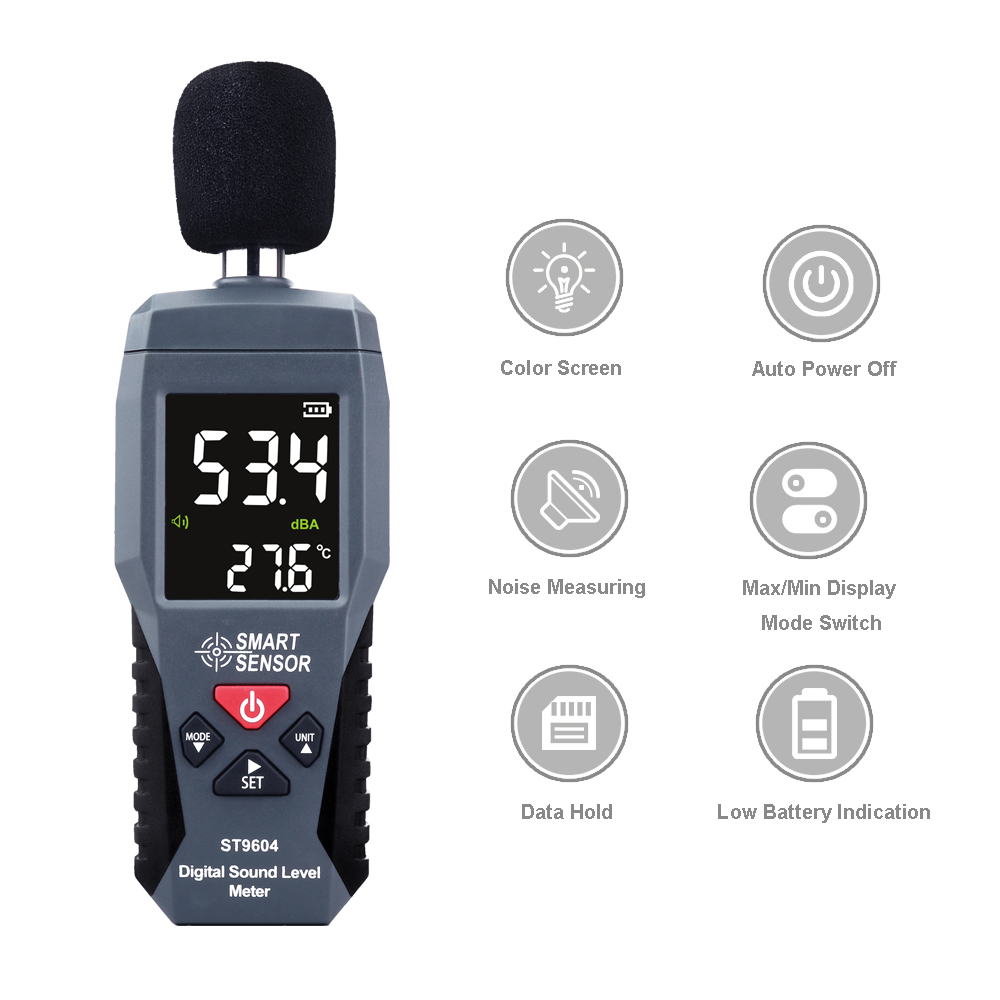 디지털 사운드 레벨 미터 30-130dB 데시벨 미터  - Sound Level Meter Db 30-130 리뷰 및 가격