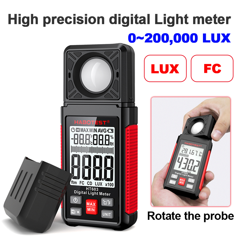 HT603 디지털 럭스미터 0~200,000럭스 LCD - Lux Meter Digital Light 리뷰 및 가격