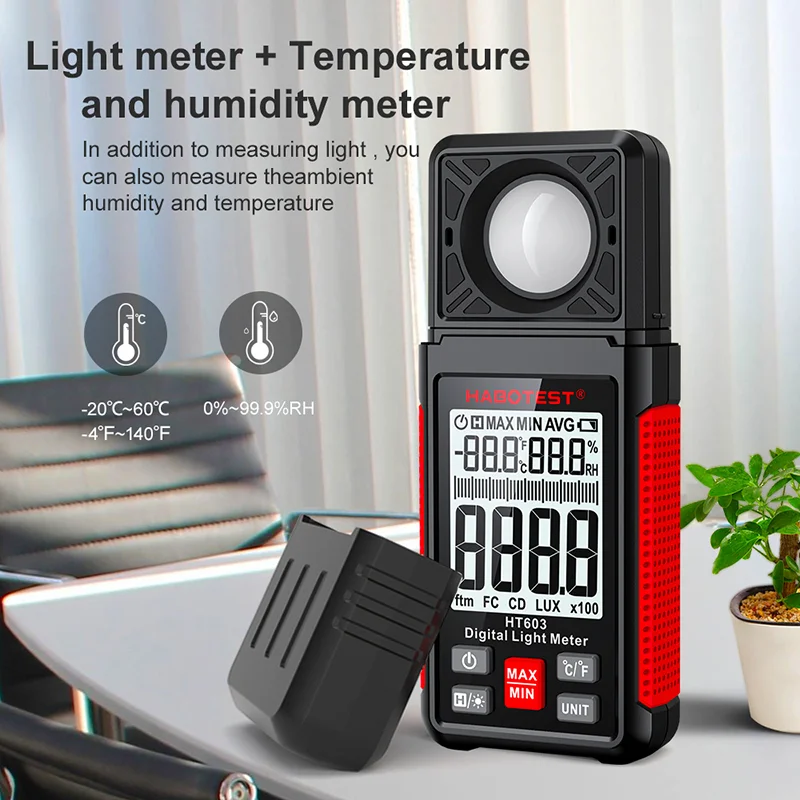 HT603 디지털 럭스미터 0~200,000럭스 LCD - Lux Meter Digital Light 리뷰 및 가격