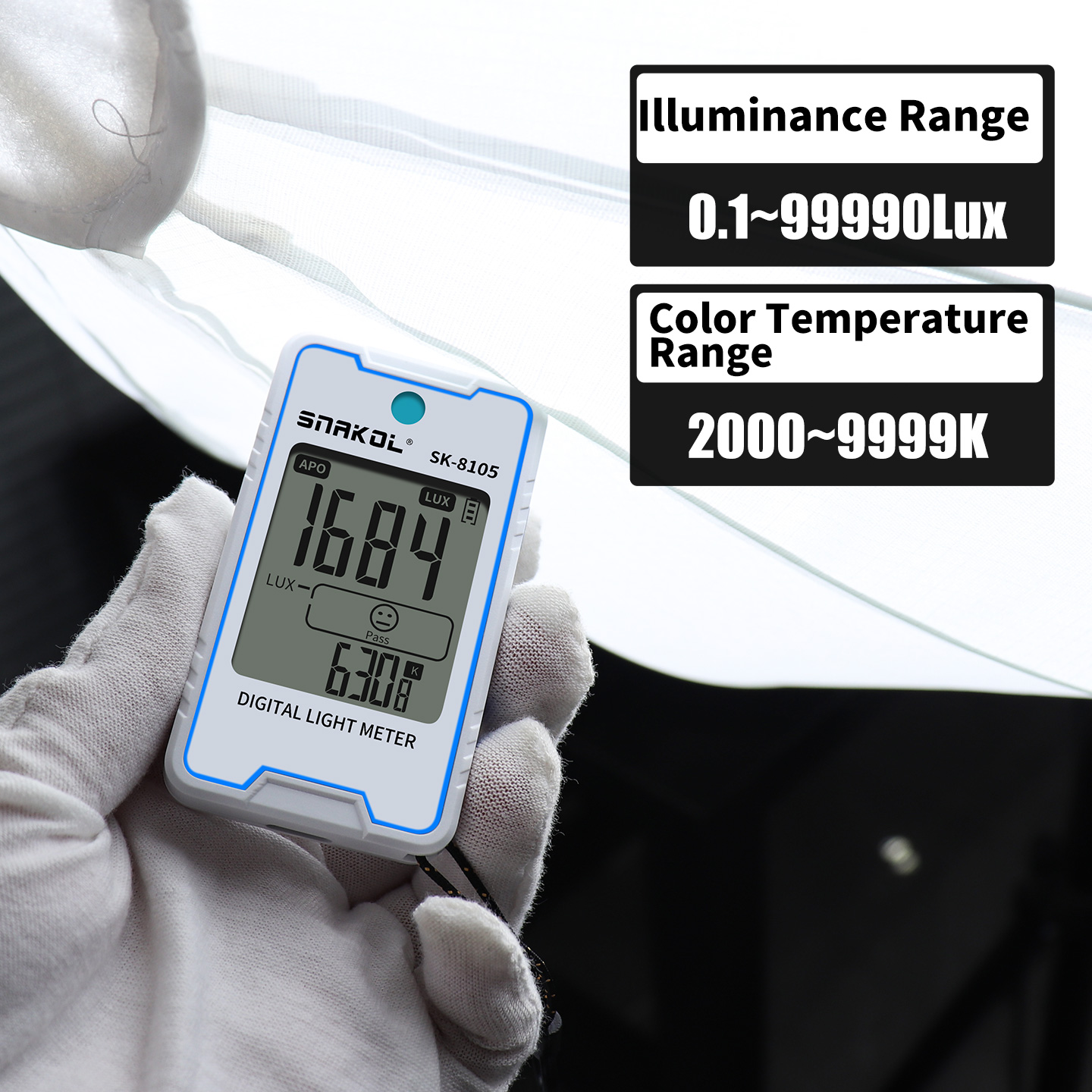 SNAKOL SK-8105 라이트 미터 휴대용 미니 디 - Lux Meter Digital Light 리뷰 및 가격