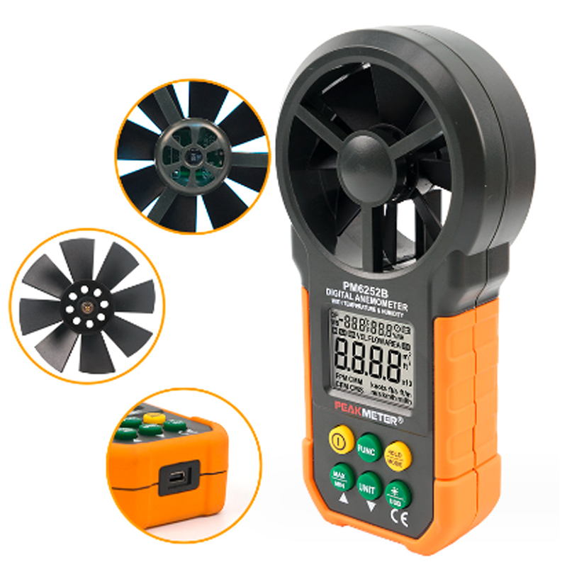 PEAKMETER PM6252A/PM6252B 디지털  - Anemometer Digital Wind Speed 리뷰 및 가격