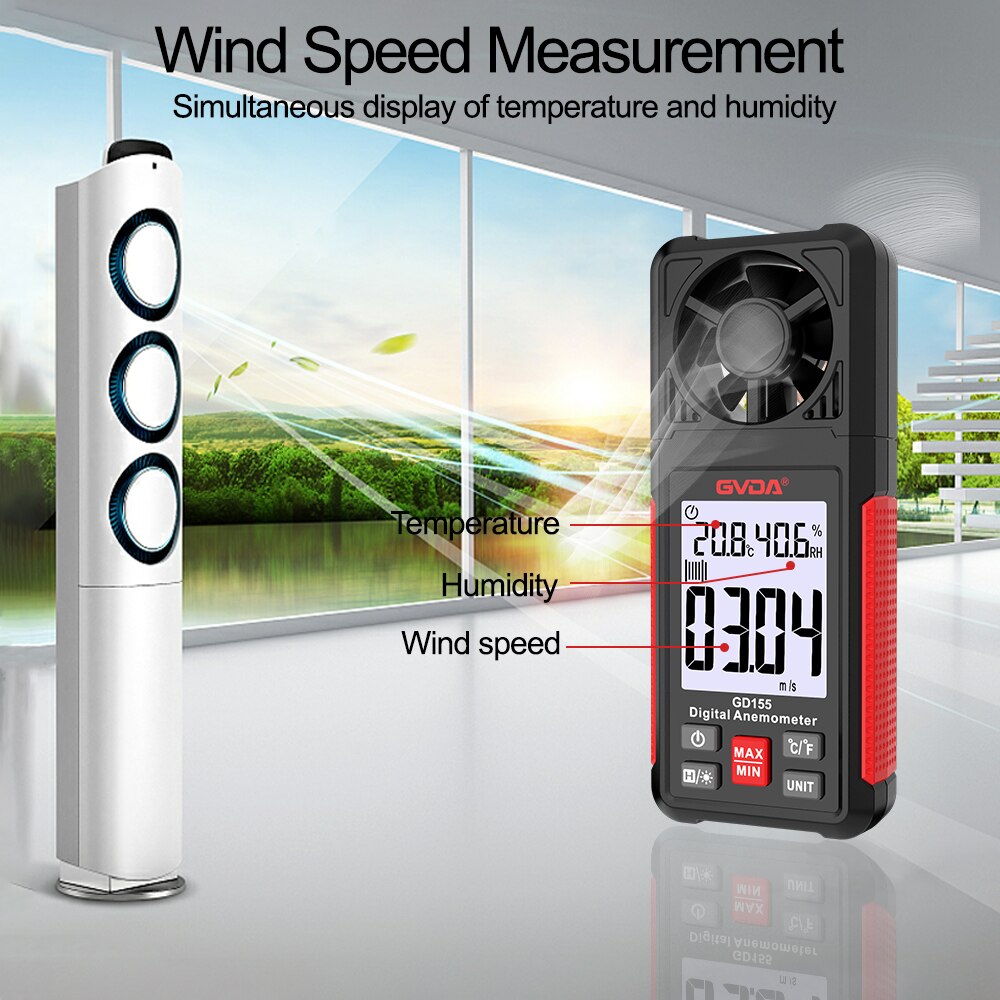 GVDA 디지털 풍속계, 휴대용 풍속 계량기, GD15 - Anemometer Digital Wind Speed 리뷰 및 가격