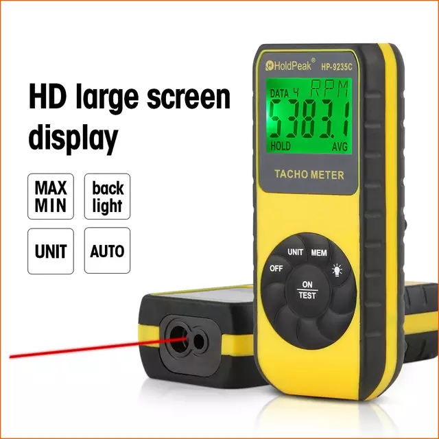 HoldPeak 레이저 타코미터 HP-9235C 속도계 - Tachometer Digital Laser Rpm 리뷰 및 가격