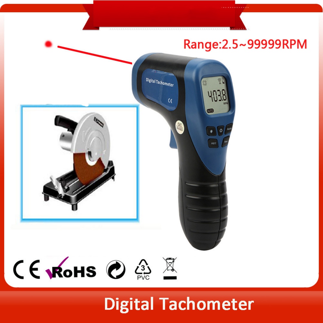 2.5-99999RPM 비접촉식 디지털 레이저 타코미터 - Tachometer Digital Laser Rpm 리뷰 및 가격