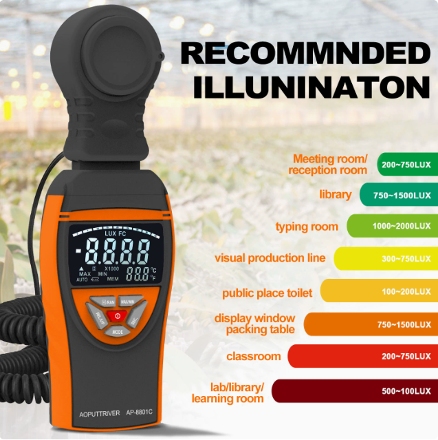 8801C 럭스미터 디지털 조명 테스터 400000Lu - Lux Meter Digital Light 리뷰 및 가격