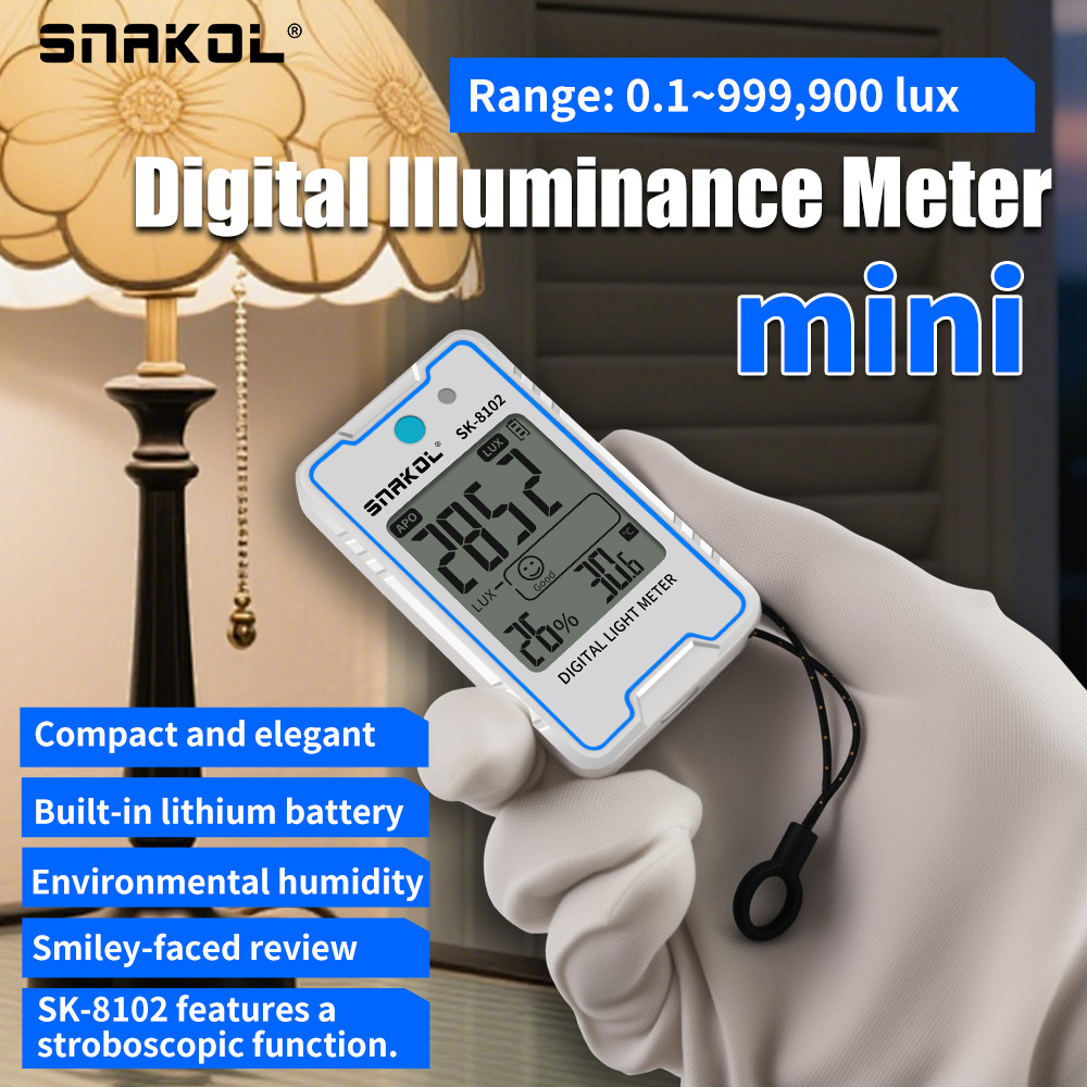 스나콜 미니 럭스미터 디지털 조도계 999,900 럭스 - Lux Meter Digital Light 리뷰 및 가격