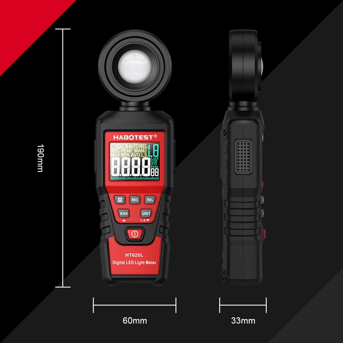 HABOTEST HT620 디지털 조도계, 휴대용 주변 - Lux Meter Digital Light 리뷰 및 가격